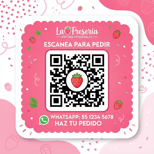 Código QR Oficial La Fresería para Pedidos por WhatsApp